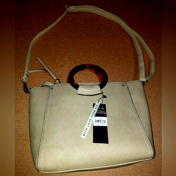 Violet ray tan purse - Picture 1 of 7